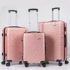 Fabricante Venta al por mayor Exportación Maleta de ABS Maleta con rueda universal Traje de tres piezas Maletín de mano Contraseña Bolsa trolley