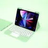 Funda de Cuero Adecuada para Ranura de Lápiz de iPad Pro110.9 Tapa Redonda Teclado Bluetooth Air56 Carcasa Silenciosa Magic Touch Mini7