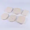 Partículas de nuez de fábrica partículas de limpieza facial pounces de limpieza facial espesados con cordón pounces de esponja de limpieza facial