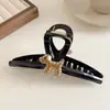 Pinza de garra extra grande de 15 cm para cabello grueso, pinza de tiburón simple para mujer, accesorio para el cabello para la parte posterior de la cabeza