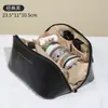 Ventas Directas de Fábrica Bolsa de Cosméticos de Gran Capacidad Bolso Bandolera de Cuero PU Bolso de Viaje 2024 Nuevo Bolsa de Cosméticos Almohada Linda
