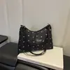 Bolso de hombro o axila para mujer 2026, nuevo, a la moda, estilo coreano, plisado, gran capacidad, con letra y lazo, elegante