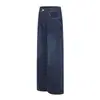 Calça Jeans Masculina Rumen Meng Retro Japonês Lavado Micro-Wide Emagrecedora Longa Outono Solta Caimento Reto Versátil Casual