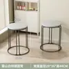 Banqueta doméstica, banqueta redonda para sala de estar, mesa de jantar e cadeiras modernas e simples, empilhável, banqueta sobressalente de mesa de jantar espessada, banqueta de maquiagem nórdica