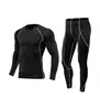 Traje deportivo ajustado, alta elasticidad, secado rápido, transpirable, absorbe el sudor, no apretado, ajuste 3D ceñido, capa base amigable con la piel, capa base ajustada para exteriores