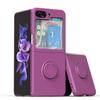 Para Samsung Z Flip6 Funda para Teléfono de Pantalla Plegable Líquida Z Flip5/4 Soporte de Anillo Resistente a Caídas Cubierta Protectora