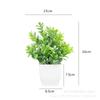Venta caliente transfronteriza Nueva planta artificial Planta verde falsa Decoración de interior y exterior Eucalipto de plástico Maceta Hierba de primavera Bonsái