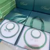 Novo Conjunto de Três Peças de Colar, Pulseira e Brincos de Jade Aventurina Estilo Chinês, Simples e Versátil, De Alta Qualidade, Presente de Dia das Mães 520