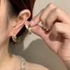 Plato de Incienso para Mosquitos Clip para la Oreja Sin Agujeros en la Oreja Sentido Avanzado Temperamento Simple Aretes de Joker Moda de Lujo Ligero Aretes Indoloros al Mayoreo