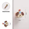 Gancho de Madera de Haya Gatito Oso Nube Gancho sin Clavos Cachorro Lindo Creativo Tirador de Armario