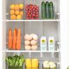 Caja de almacenamiento para puerta lateral de refrigerador, caja de conservación de frutas y verduras de grado alimenticio, artefacto de acabado de cocina, caja de subalmacenamiento de alimentos