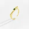 Anillo de Piedra de la Suerte Colorido de Moda y de Alta Gama con Apertura Ajustable e Índice Incrustado con Circonita para Mujer con Diseño Versátil
