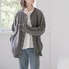 Calidad en stock Toma real Transfronterizo Japón y Corea del Sur Otoño 2023 Holgado Estilo Traje de Béisbol Engrosado Edición Grande Sudadera Chaqueta