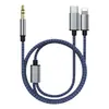 Adecuado para Cable de Audio Digital para Coche Tipo-C de Apple 3.5mm Tres en Uno Aux Cable de Conexión de Altavoz Multifunción