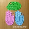 Paleta de especificaciones múltiples de punto de origen paleta de flor de ciruelo paleta con forma de pez tamaño paleta de pigmentos
