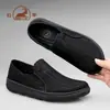 Zapatos de Piel Genuina para Hombre Gongyang 2026 Nuevo Modelo Zapatos Casuales de Negocios de Piel Genuina Mocasines para Hombre Suela Suave Negra Zapatos para Hombre