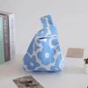 Bolso de Mano Nuevo 2024 Bolso Tejido Popular en Internet Bolso Tote Versátil Japonés y Coreano Bolso Casual para Mujer Bolso Tejido para Mujer