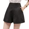 Versátiles Shorts de Verano Finos Casuales Talla Grande Forma de Pera de Cintura Alta Diseño Adelgazante Modernos de Pierna Ancha para Mujer