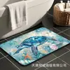 Alfombra de Piso para Baño Estilo Nórdico para Uso en el Hogar, Resistente a Manchas, Fácil de Limpiar, Felpudo Absorbente para Lavabo, Secado Rápido, Alfombra de Puerta Resistente al Desgaste, Transfronterizo