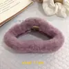 Presilha de Cabelo de Pelúcia Imitação de Pelo de Coelho Clip de Tubarão Grande Estilo Suave Acessórios de Cabelo Coreanos Outono e Inverno Venda por Atacado
