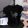 Camiseta Gris de Manga Corta para Mujer, Nuevo Diseño Verano 2026, Corte Entallado, Cintura Fruncida, Top Pequeño