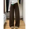 Pantalones Marrones para Mujer, Pantalones Scimitar, Jeans Rectos para Cuerpo de Pera, Tallas Grandes Mm Gordita, Pantalones de Pierna Ancha con Efecto Adelgazante