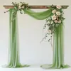 Velo para Arco de Boda Estilo Ins Personalizado, Impermeable y Resistente al Sol, Velo Decorativo para Césped al Aire Libre, Accesorios de Boda, Exclusivamente para Venta Transfronteriza