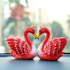 Corona Cisne Transfronteriza Día de San Valentín Coche Decoración Hogar Regalo Estatua Diseño Artesanías de Resina Decoración Hogar