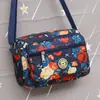 Bolsa Feminina Popular Mais Vendida, Bolsa de Tecido Floral, Bolsa Transversal de Grande Capacidade, Bolsa com Zíper Multicamadas à Prova d'Água para Mães de Meia-Idade e Idosas, Bolsa de Feira de Rua
