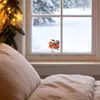 Bolsa de regalo de pájaro pequeño pintado navideño fun-JD208 decoración electrostática para ventana de cristal de ventana de exterior embellecimiento del hogar