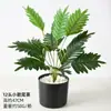 Planta de simulación, planta verde, planta en maceta, material de pared a juego, decoración, hoja de simulación, pegamento, hoja de lopus verde, hierba falsa