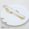 Juego de cubiertos de acero inoxidable 304 para uso transfronterizo en hoteles y restaurantes occidentales, cuchillo para bistec creativo martillado engrosado, cuchara y tenedor de postre