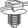 Hongsheng Plástico Hss 156-00634 Chicote Elétrico Automotivo Abraçadeira T50Rft6Lg