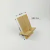 Soporte de bambú para teléfono, portátil, de escritorio, diseño creativo y minimalista, soporte para teléfono de bambú y madera para uso doméstico, apto para teléfonos y tabletas