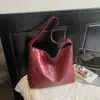 Shuai Mi Jia Bolsa Tote Retrô de Grande Capacidade Moda Tendência Estilo Coreano 2026 Outono Nova Bolsa de Ombro Transversal de Nicho