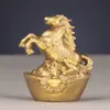 Yang Tong Ji Decorações para Home Office Cobre Doze Signos do Zodíaco Cobre Yuanbao Signos do Zodíaco Mini Zodíaco Yuanbao Enfeites