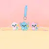 Llavero de Silicona de Bebé Llorando Billetera para Monedas Colgante de Bolso Mini Bolsa para Auriculares Pequeña Billetera Accesorios para Niños
