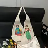 Capacidad Bolso de Punto 2025 Nuevo Diseño Bolso de Hombro de Moda Estilo Literario de Primavera Bolso Tote Ligero