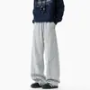 Otoño 2026 Estilo Japonés Moderno Algodón 320g Bloque de Color Línea Hasselblad Talla Grande Casual Pantalones de Chándal Curvos para Hombre K24149-