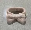 Versão coreana de cor sólida grande laço lavar rosto faixa de cabelo fofa máscara lenço de cabeça faixa de cabelo maquiagem faixa de cabeça esportiva atacado