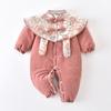 Mameluco para Bebé para Otoño e Invierno, Atuendo de Año Nuevo para Bebés, Vestido Festivo para la Primera Fiesta de Cumpleaños, Ropa Engrosada para Celebración de Cumpleaños