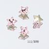 Rhinestones Pentagrama para Uñas Dongzhou Crystal 5mm, Rhinestones Dongzhou K9 de Alta Calidad, Decoraciones Navideñas para Uñas