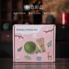 Juego de Ocho Piezas de Esmalte de Horno Antiguo para Matcha Set Completo de Herramientas para Batir Matcha Ceremonia del Té de Goteo Estilo Dinastía Song Tazón de Té Batidor de Matcha Tamiz de Matcha de 100 Púas