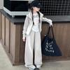 Traje de niña Otoño 2024 Nuevo estilo Chaqueta deportiva de primavera y otoño para niña Ropa infantil grande Traje de dos piezas de moda para niños