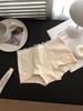 Ropa interior básica de algodón puro antibacteriana 10A con entrepierna alargada para mujer, de cintura media, con encaje, para niñas, de pierna recta, de cuatro esquinas, de seguridad