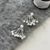 Pendientes Franceses Retro con Borla de Perlas, Diseño de Nicho, Gama Alta, Temperamento Suave, Lujo Ligero, Pendientes Versátiles y de Moda para Mujer