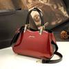 Bolsos para Mujer 2024 Nueva Moda Bolsos de Mano Charol Bolsos Personalizados para Mujer Bolsos de Axila Textura de Piel Genuina Bolsos Cruzados