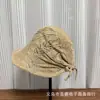 Novo Chapéu Slouchy de Tricô Vazado com Cordão Ajustável para Mulheres Moda Primavera/Verão 2026 Chapéu Estilo Coreano Tendência Chapéu de Sol