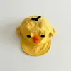 Chapéu de Bebê Qiunan Verão Fino Fofo Desenho Animado Bico de Pato Chapéu de Proteção Solar Secagem Rápida Chapéu de Sol Boné de Baseball Infantil
