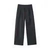Pantalones de Traje de Moda para Hombre Pierna Recta Primavera/Otoño 2026 Pantalones Casuales de Traje de Moda Holgados Adelgazantes con Caída para el Trabajo